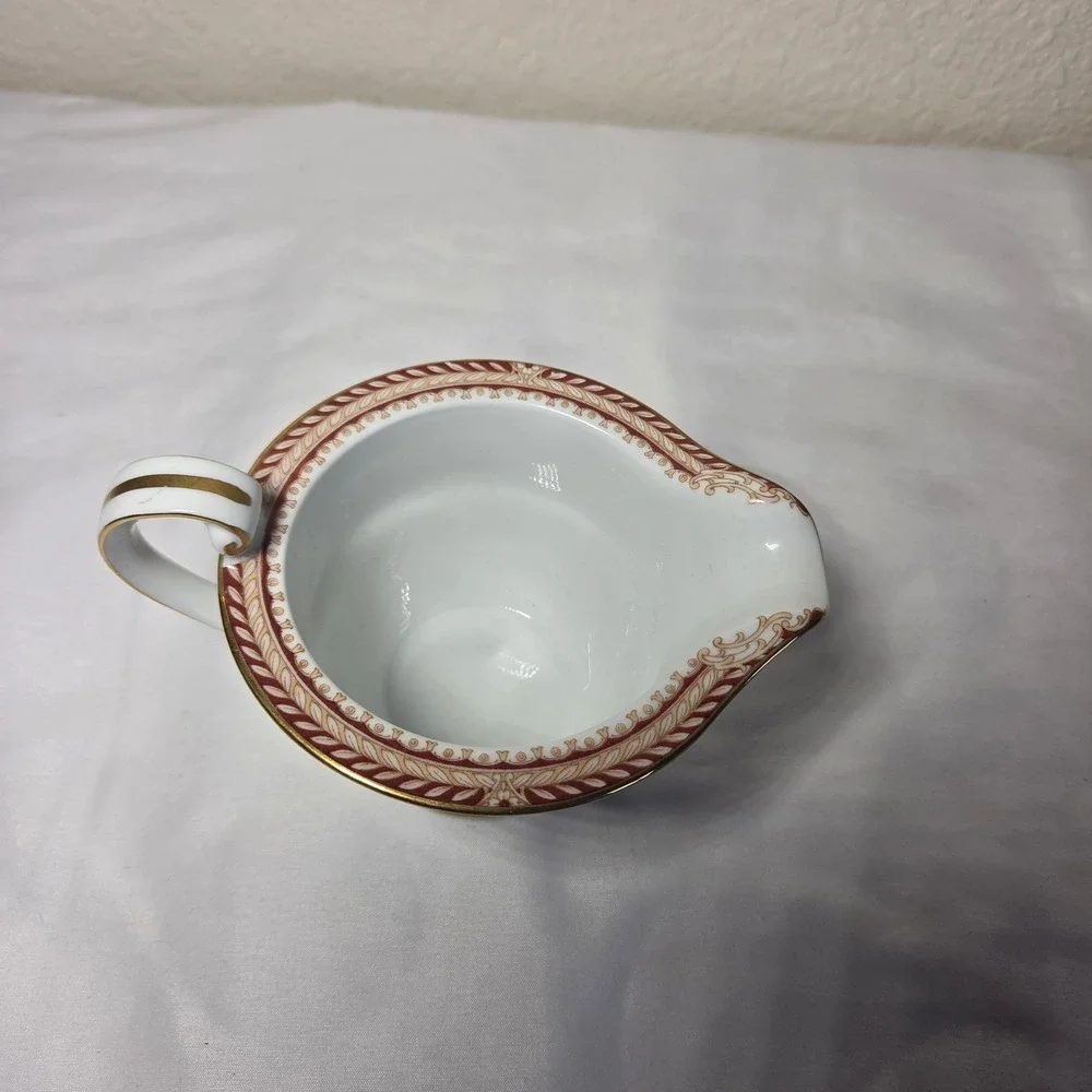 Noritake Vintage Floral Sugar Bowl and Creamer Set Gold Trim Made in Japan